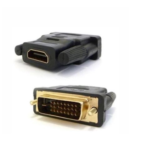 Connector dvi 24+1 male to hdtv female digital 1080p full HD gold - Gender konektor dvi-d 24-1 to hdtv