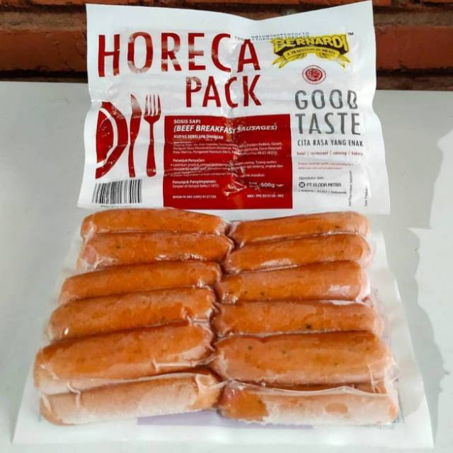 

Sosis Sapi Bernardi Horeca 500gr