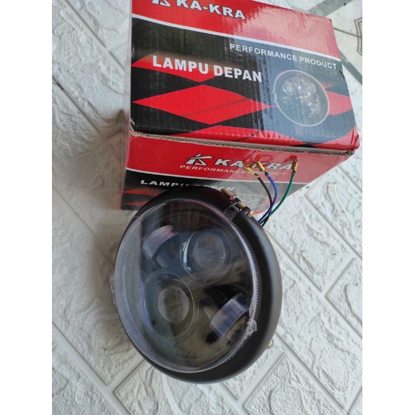 Bayar COD lampu depan motor daymaker jap style cbUkuran5,75 inch