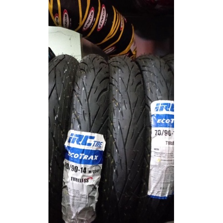IRC ECOTRAX 70/90-14 TUBLES, BAN DEPAN yamaha mio, fino, soul