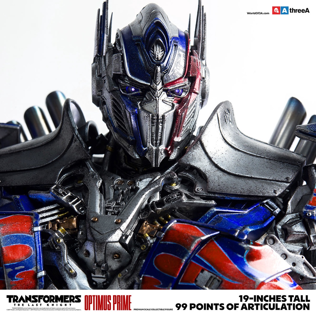 Threezero Transformers The Last Knight Optimus Prime Premium Scale Three Zero Action Figure READY STOCK