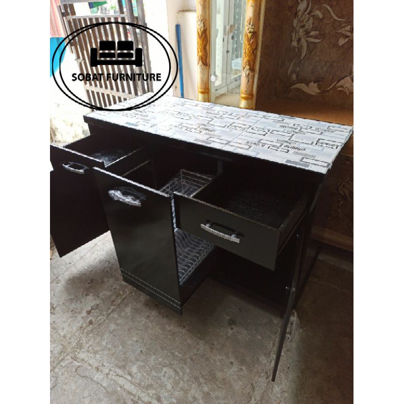 Meja Dapur 3 Pintu Model Kitchen Set