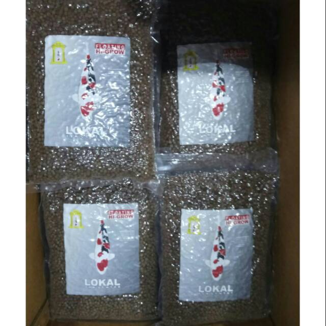 Pakan Koi Koki Lokal Tak Gentar LTG size 5mm 5 mm pack 1,5 Kg