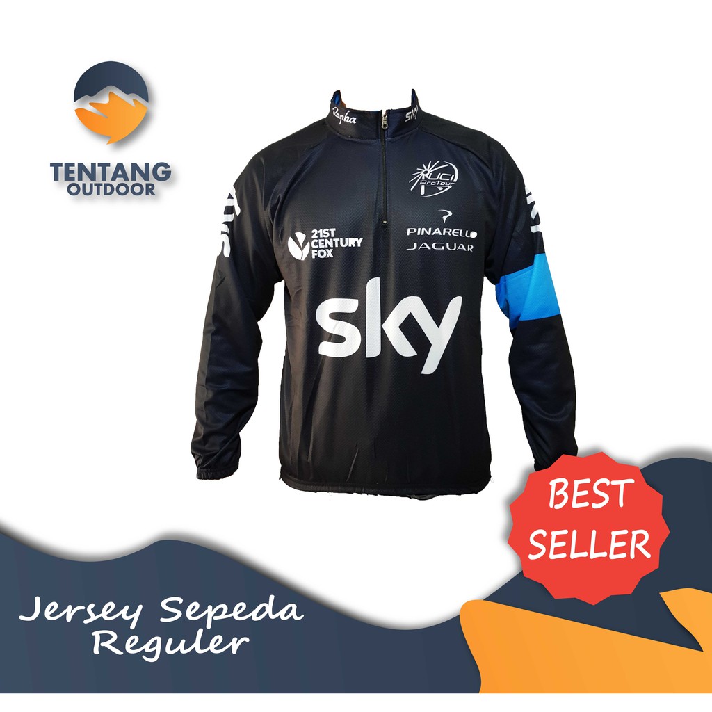 Jual Kaos Jersey Sepeda Baju Lengan Panjang Roadbike XC Sky B044 MTB