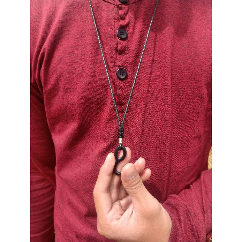 Kalung Tali Pria Keren Liontin The Sixth Hook Waterproof