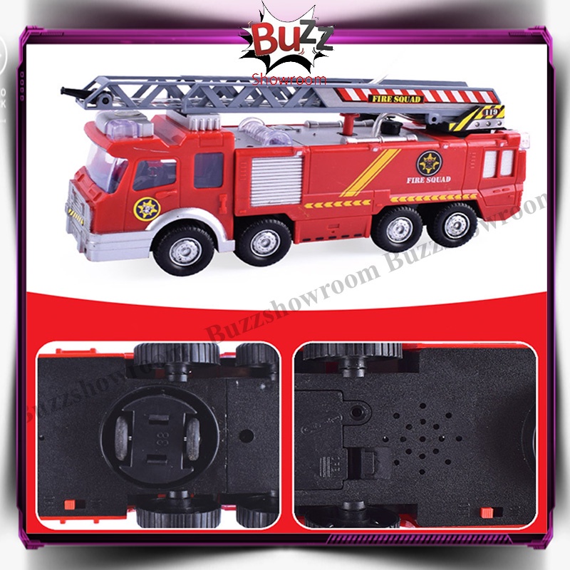 Fire Truck Mainan Mobil Mobilan Pemadam Kebakaran Fire Squad Firemen