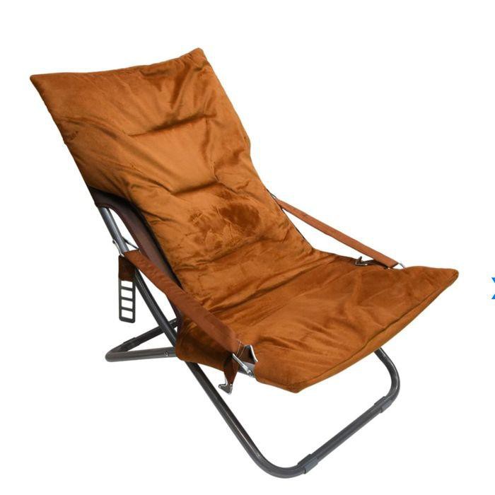 Jual Soleil Sunny Chair Brown Kursi Lipat Kursi Santai Coklat Shopee Indonesia