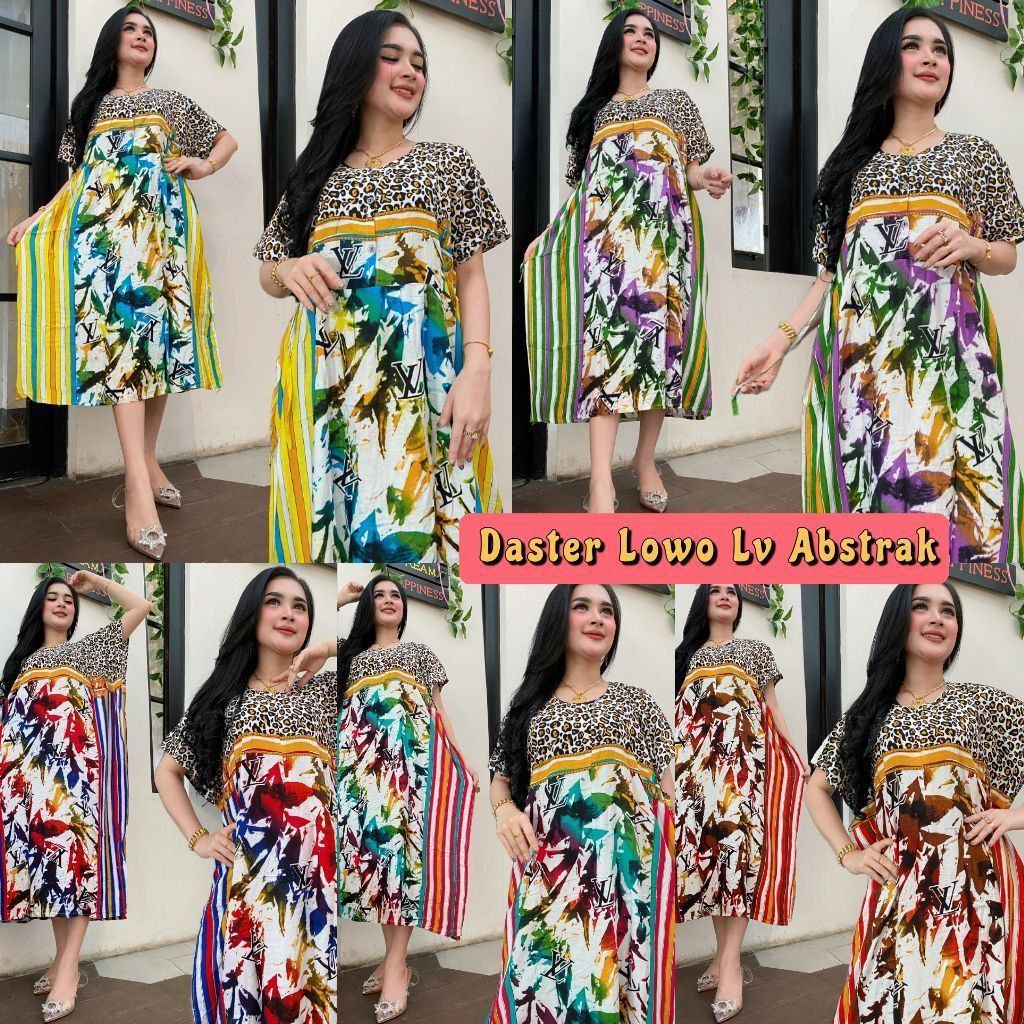 Daster Serut Kelelawar Baju Tidur Murah Pakaian Wanita Bahan Rayon LD 120 Lowo Kalong Jumbo