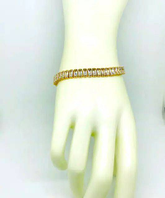 Gelang tangan permata//gelang wanita //perhiasan lapis emas //teplika