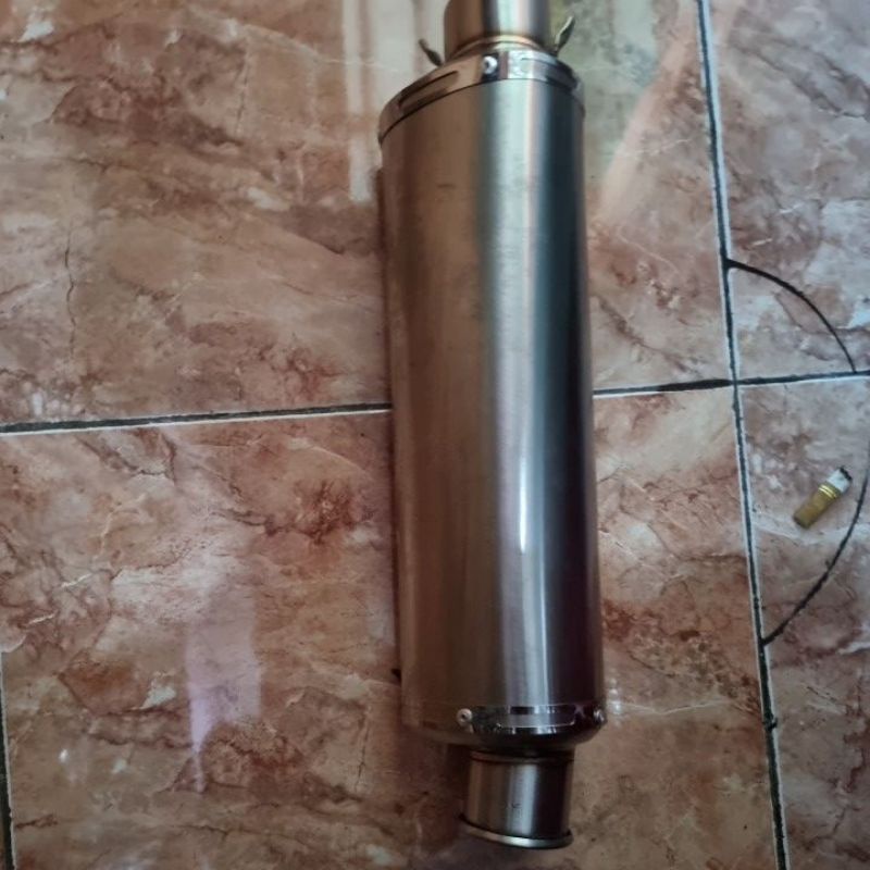 NEW SELENCER KNALPOT POLOS OVAL BULAT