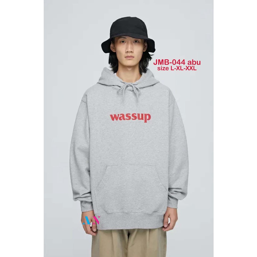 AA1 - Hoodie Fleece Oversize WASSUP