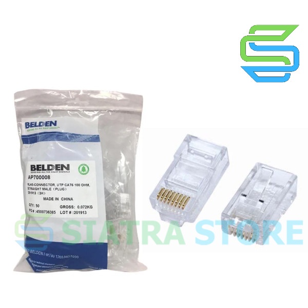 Connector RJ45 Cat 6 Original Belden