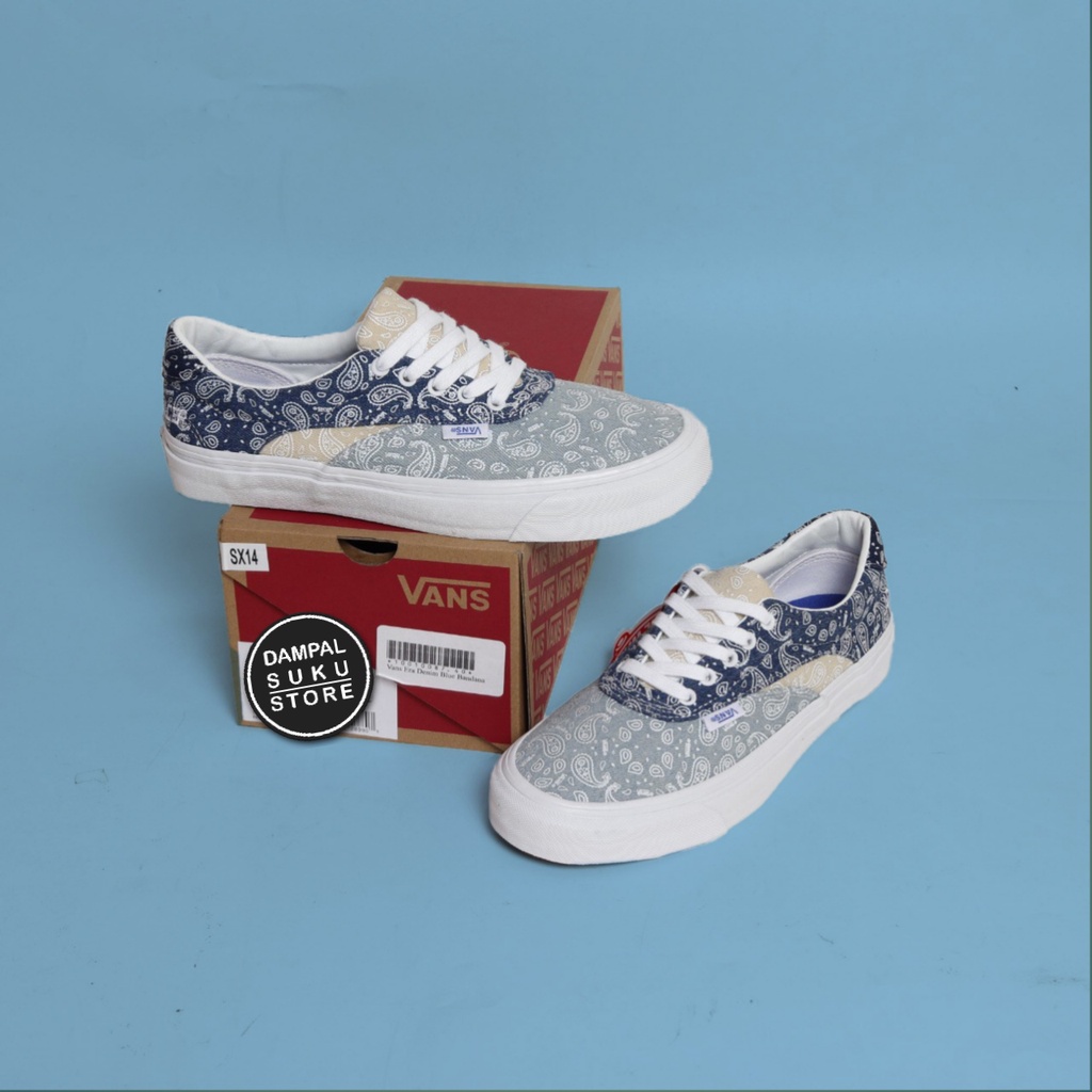 Vans Era Denim Blue Bandana premium 1:1