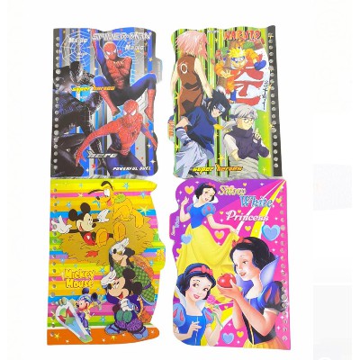 ( Pak 25 Lembar ) ISI KERTAS BINDER FILE A5 KWARTO MOTIF ANAK ANAK - REFILL PAPER LOOSE LEAF A5 PRINCESS NARUTO BARBIE SUPERHEROES AVENGERS IRONMAN MICKEY MOUSE SPIDERMAN FROZEN PONY UNICORN