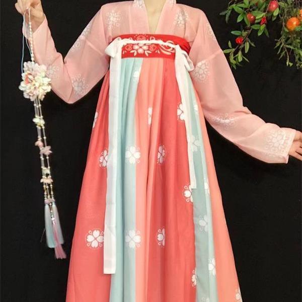Hua Yiyi original women's Han Chinese clothing [Jinxia] Tang system recovery Women's Han Chinese clo