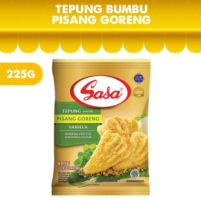 

NEW Sasa Tepung Pisang Goreng Vanilla 225 gr