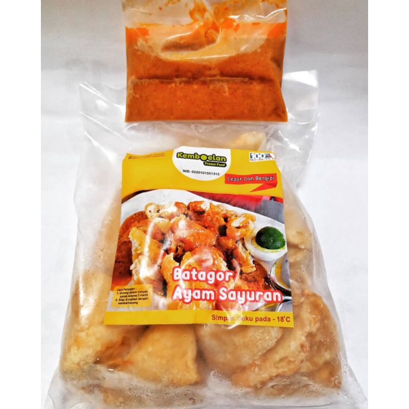 

Batagor Ayam plus Sambal Kacang