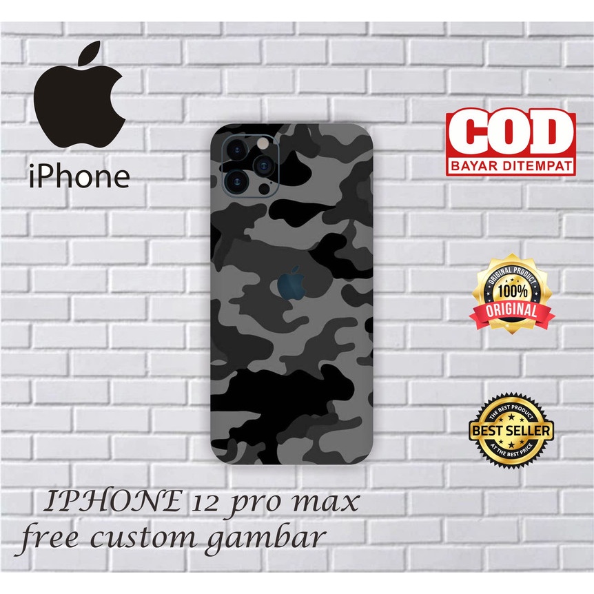 GARSKIN/STICKER HANDPHONE IPHONE 12 PRO MAX CUSTOM