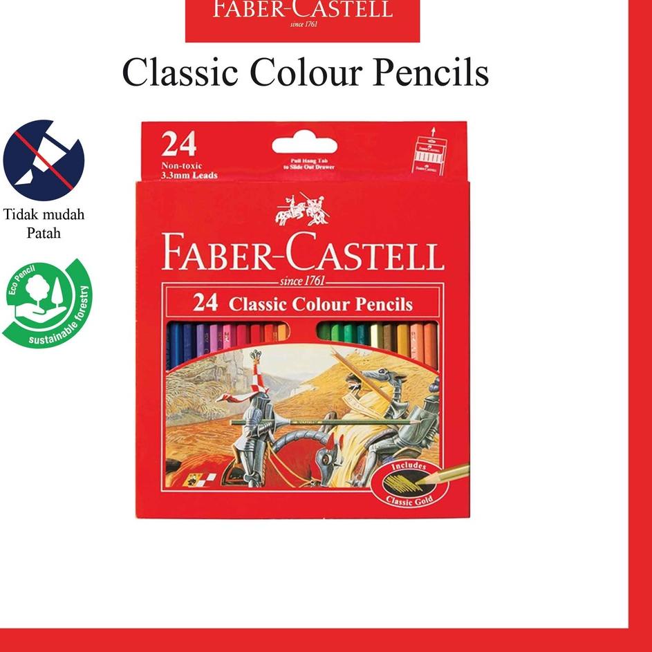 

Ready Terjamin Pensil Warna Faber Castell Classic 24 Long bisa untuk Souvenir Ulang Tahun