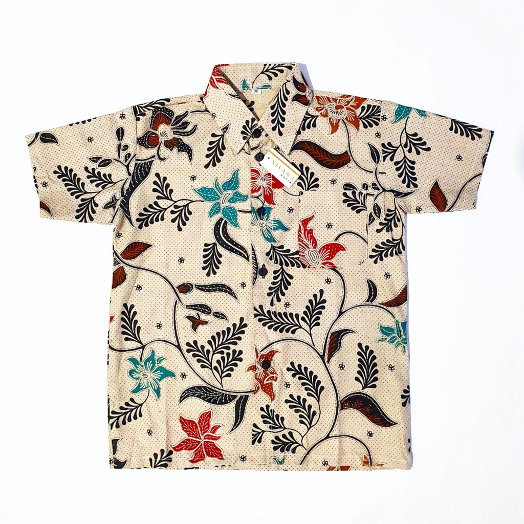 Batik Couple Keluarga Motif TERATAI