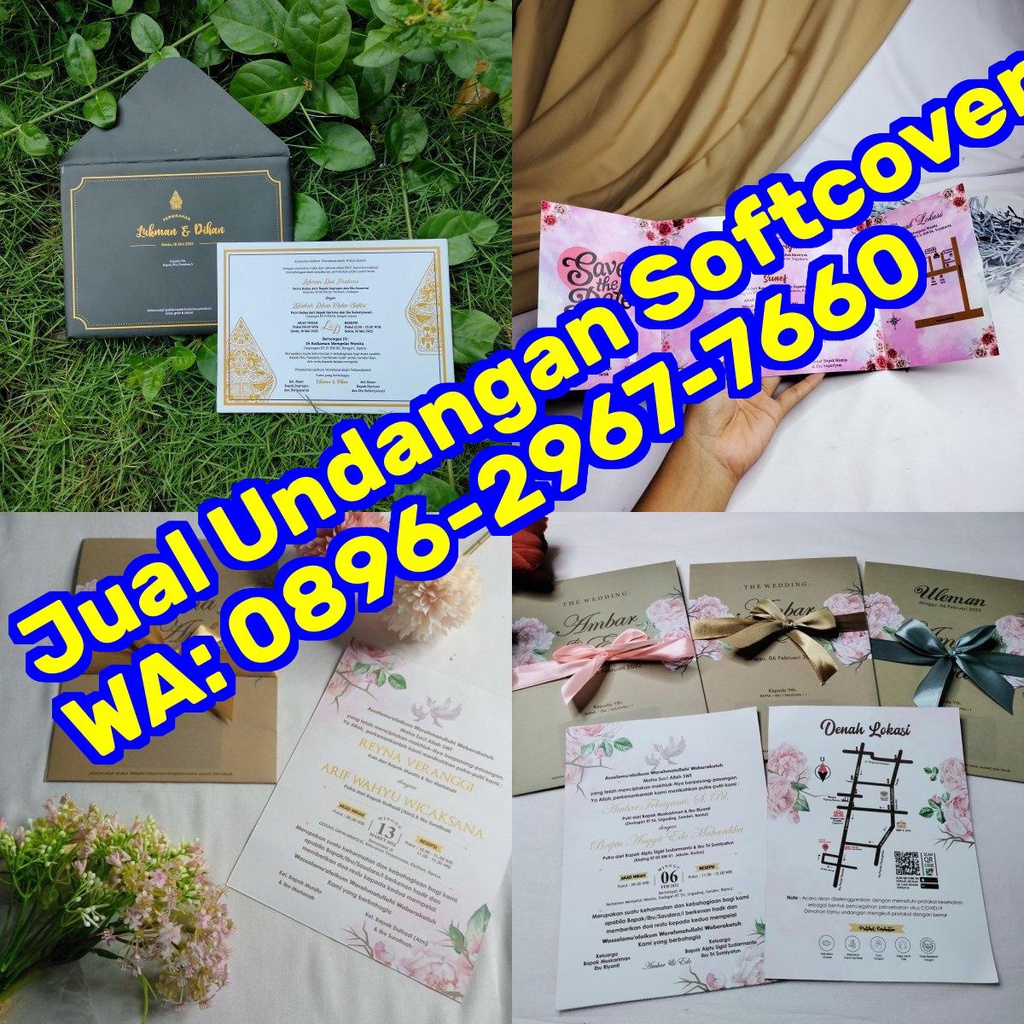 Jual Jenis Kertas Soft Cover Desain Undangan Softcover Jogja | Shopee ...