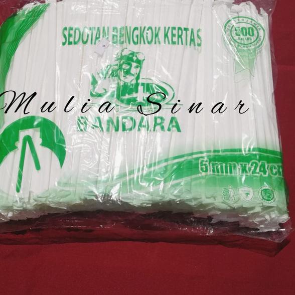 ○ Sedotan Bengkok Kertas Putih/Sedotan Tekuk/Higienis/Sedotan Plastik ➨