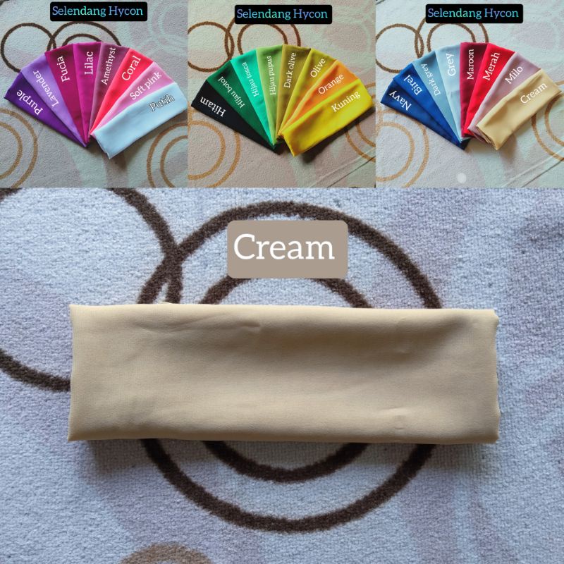 Selendang Hycon-Cream