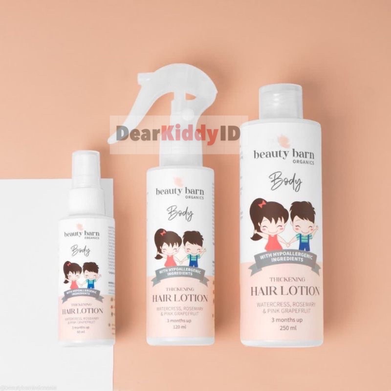 Beauty Barn Kids HAIR LOTION ORGANIC / Lotion Rambut Anak Beauty Barn 60ml 120ml Refill