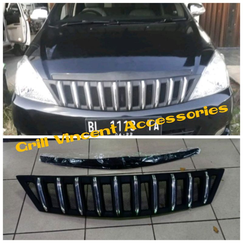 Grill Apollo innova 2008 2009 2010 2011 Apolo Prado list chrome