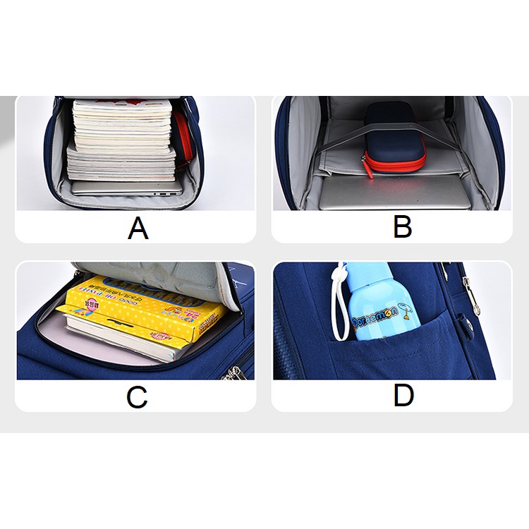 DRAB5619 Tas Ransel Anak Sekolah Anti Air