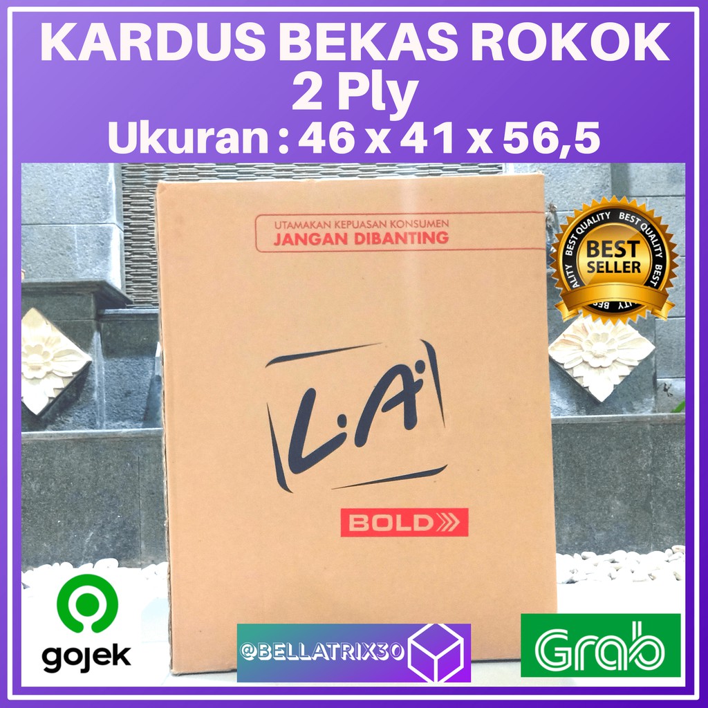 Kardus Bekas Besar Kardus Tebal Kardus Bekas Rokok Kardus Besar Packing Pindahan Jumbo 46x41x56,5