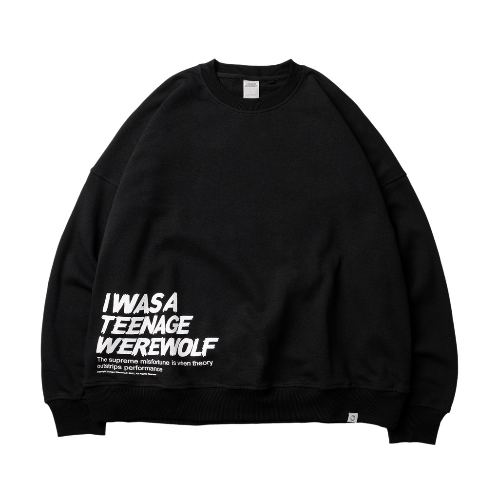 Teenage Werewolf Sweatshirt Theory Black