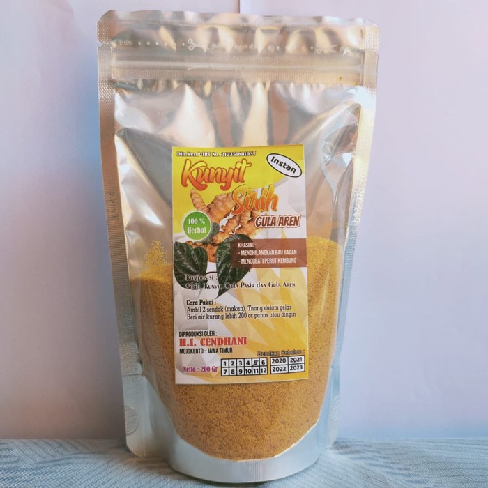 

Dijual Minuman Herbal Kunyit Sirih Gula Aren Instant Original 200gr Berkualitas