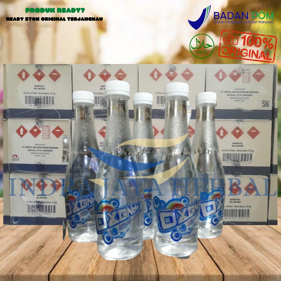 

Air Oksigen AIR OXY CJDW Original Oxygen Drinking Water 1 Dus 470ml