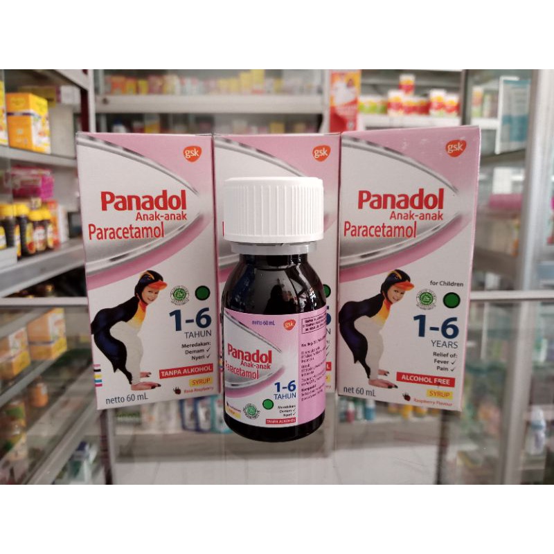Panadol Sirup Anak Usia 1-6Th 60ml