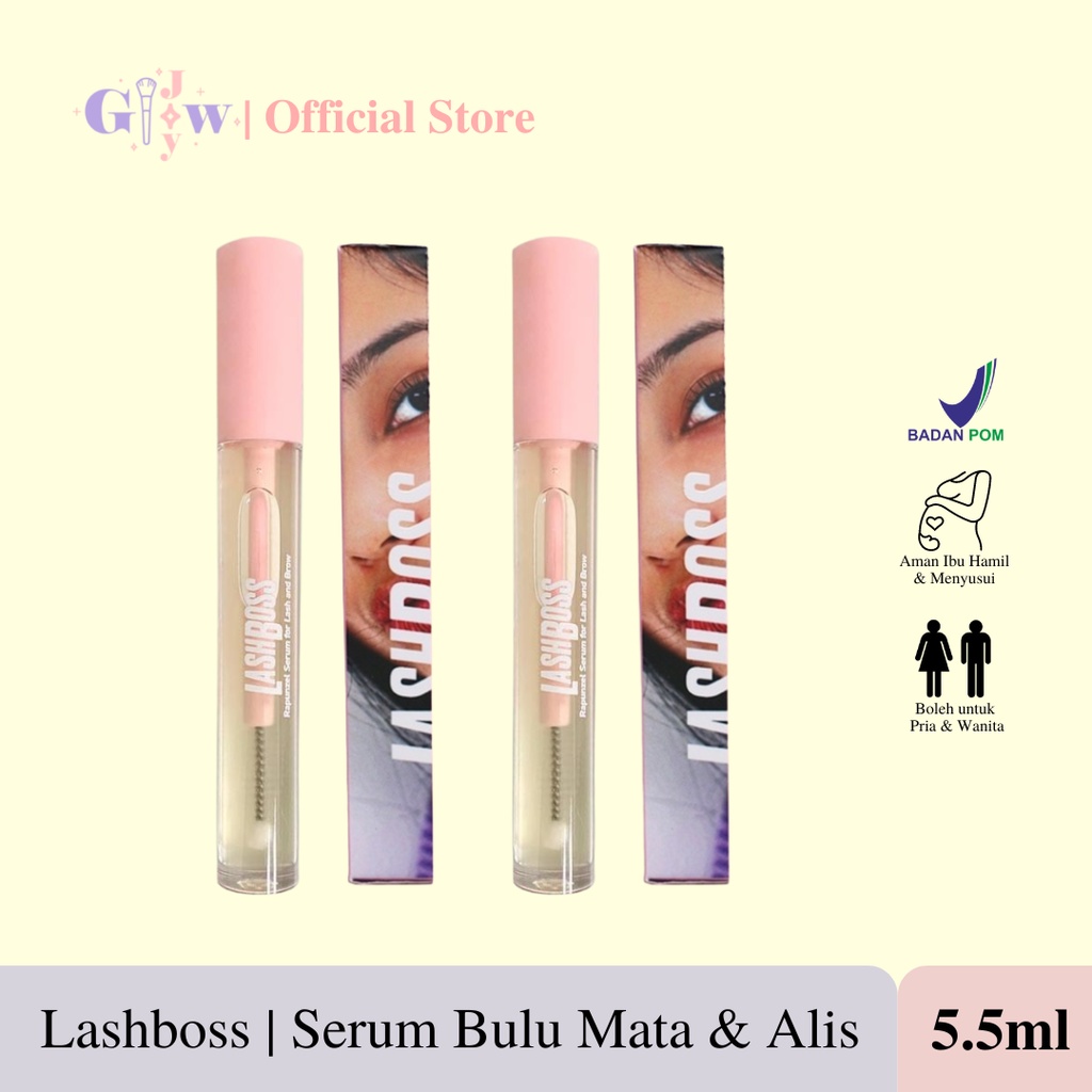 FREE GIFT LASH BOSS rapunzel serum bulu mata alis memanjangkan menebalkan menghitamkan murah bpom lash and brow lashboss bulu mata alis