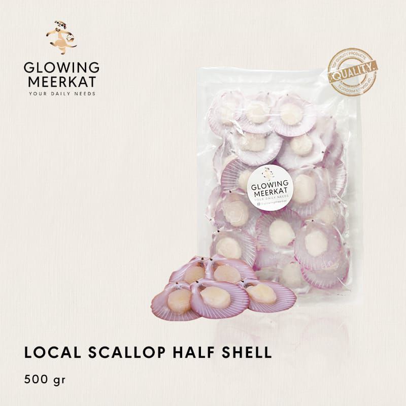 

Frozen Scallop Half Shell Local 500 gr