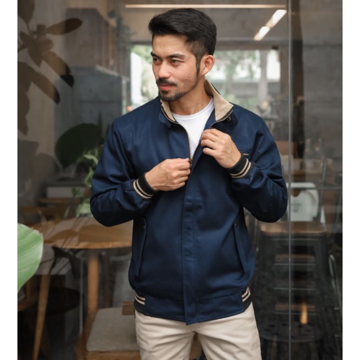 JAKET PRIA BAHAN CANVAS DISTRO TERBARU DEWASA KEREN CASUAL MURAH