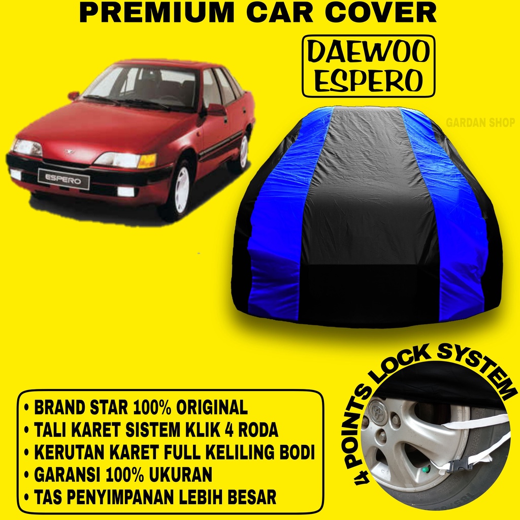 Body Cover DAEWOO ESPERO Sarung Strip BIRU Penutup Pelindung Bodi Mobil Daewoo Espero PREMIUM