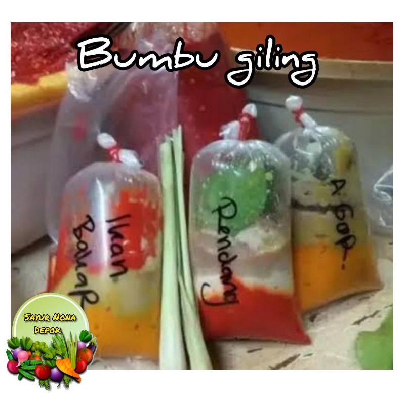 

bumbu giling fresh