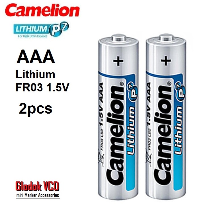 Camelion Baterai Lithium Battery AAA 2pcs