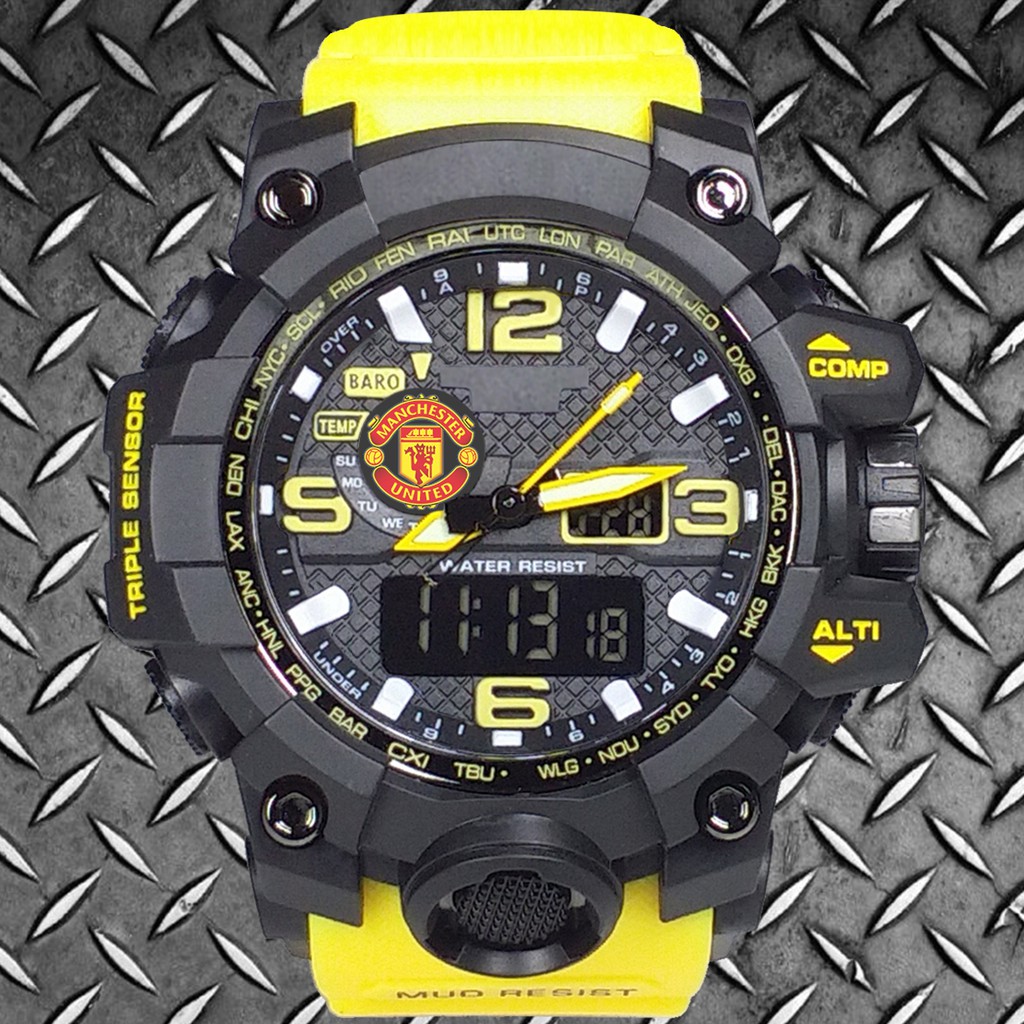 (Istimewa Bossque) Jam MU Double Time Tali Kuning (Exclusive)