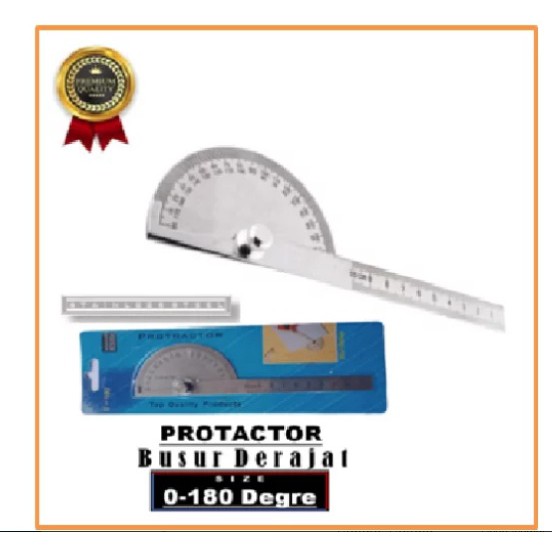 

Penggaris Busur Derajat Combi Stainless Steel Protractor JAPAN