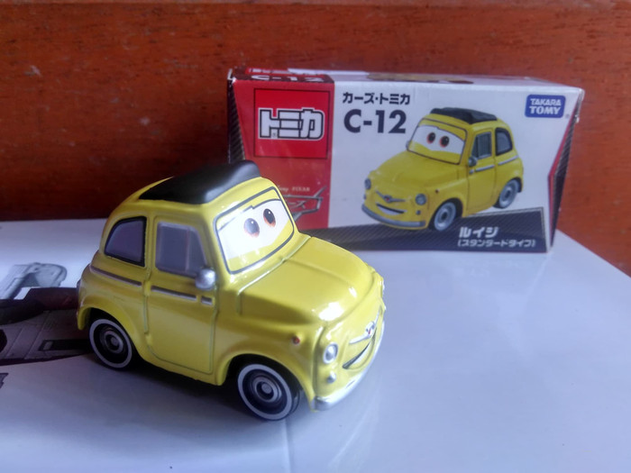 Tomica Cars Movie C-12 Luigi Diecast Miniatur Mobil Takara Tomy murah