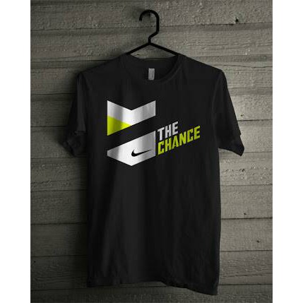 KAOS KEMEJA CASUAL FORMAL  - KAOS NIKE THE CHANCE - Abu-Abu Muda, XL