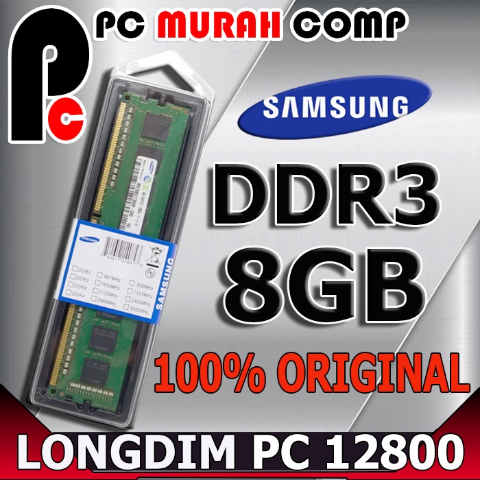 RAM Memory PC DDR3 8GB Samsung