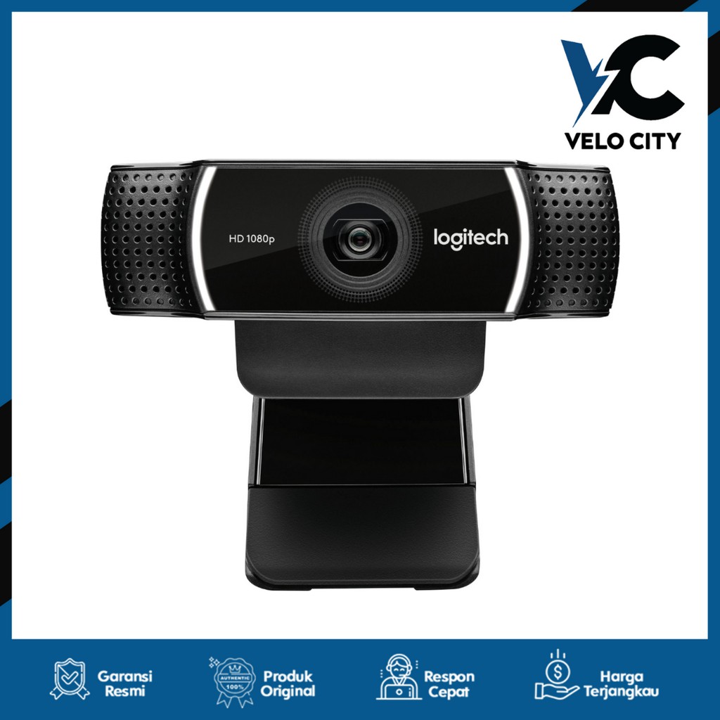 Logitech C922 PRO STREAM Webcam + Tripod  Original Garansi 1 Tahun