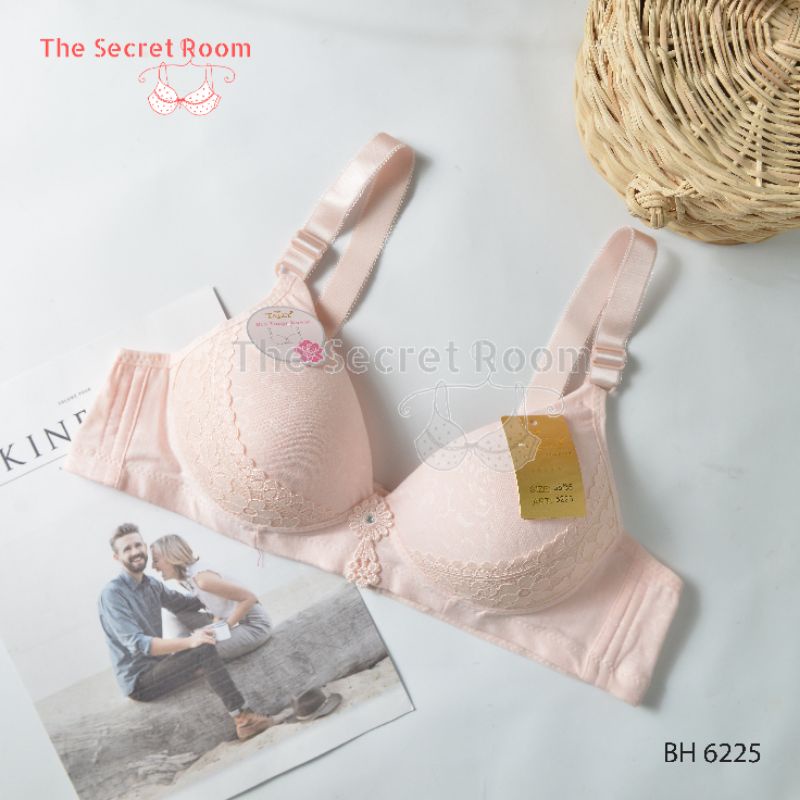 TALLY BRA BH 6225 | CUP B | TANPA KAWAT | KAIT 3 | SIZE 36 - 42