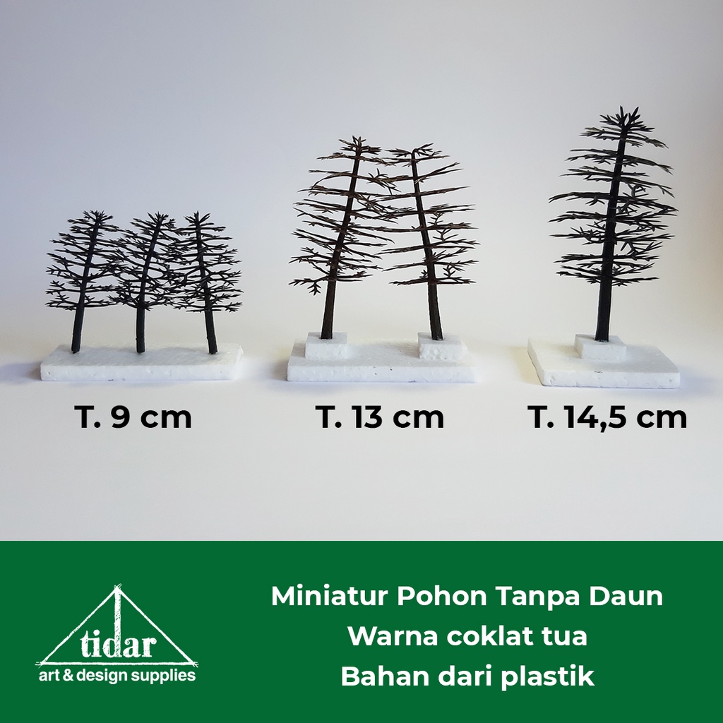 

[MR] BD - Miniatur Maket Pohon Cabang / Batang Tanpa Daun - Tanaman Plastik
