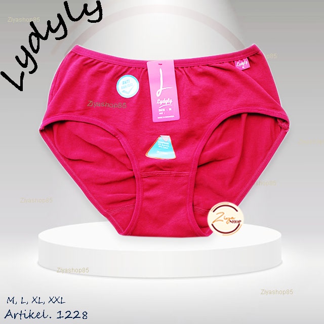 [ 3PC ]  CD Lydyly LD1228 Anti Bakteri | Celana Dalam Lydyly Wanita Dewasa Perempuan | Grosir Ecer P